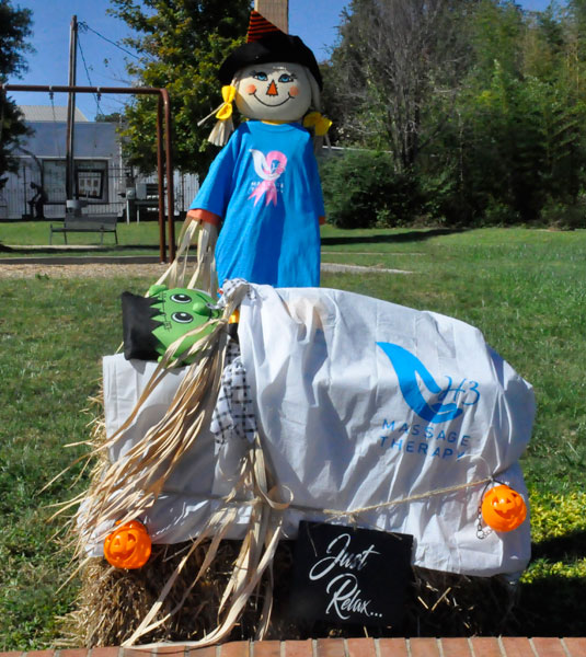 massage therapy scarecrow