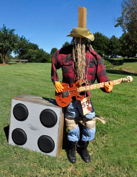 musical farmer scarecrow