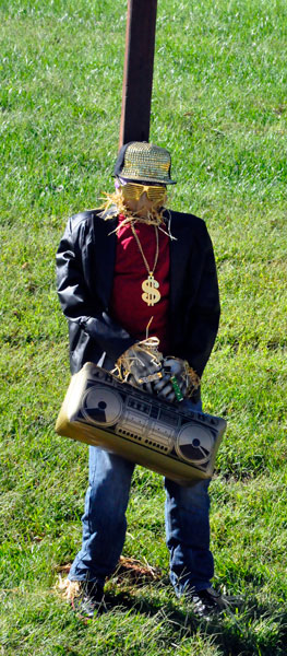 radio man scarecrow