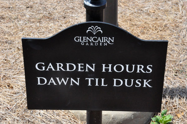 Glencairn Garden sign