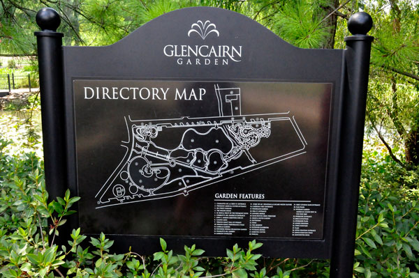 Directory map of Glencairn Garden