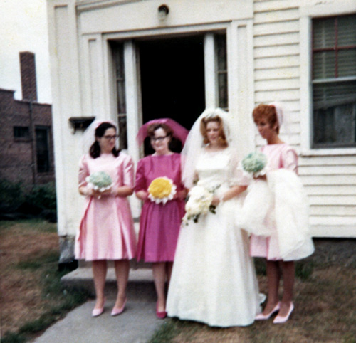 Sandy and her bridesmaids