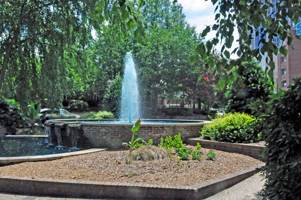 water fountain at Fourth Ward Neighborhook Park
