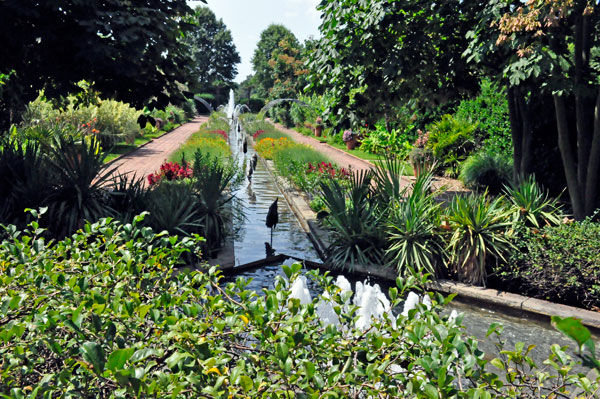 Canal Garden at Daniel Stowe Botanical Garden