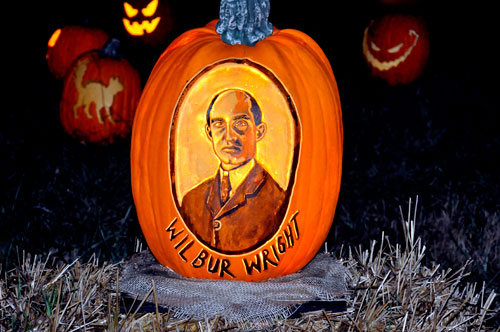 Wilbur Wright pumpkin