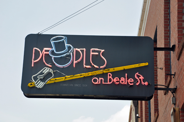 Peoples Sports Bar on Beale Street