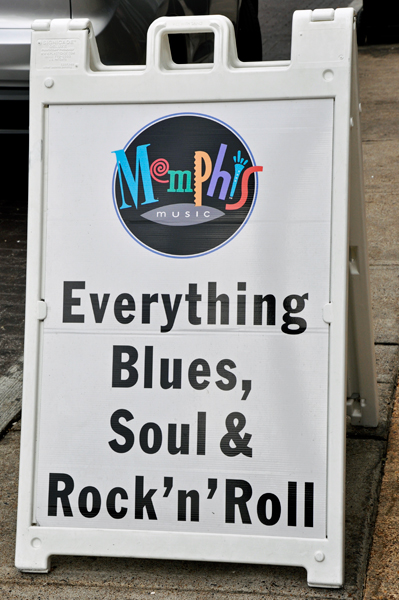 Memphis blues & soul sign