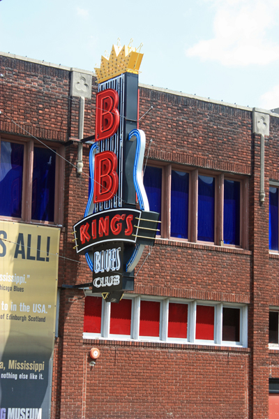 B.B> King's Blues Club sign