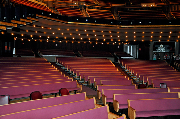 The Grand Ole Opry seating