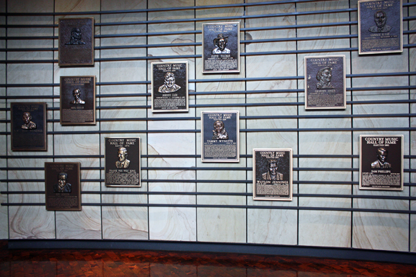 Country Music Hall of Fame Wall of members