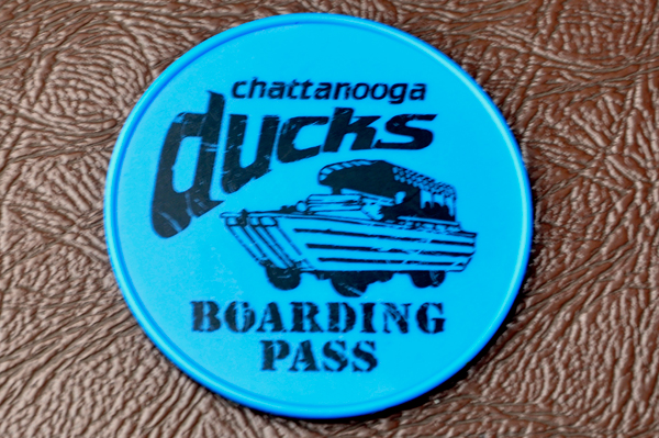 Chattanooga Duck boarding pass