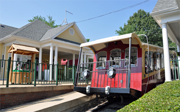 the Lookout Mountain Incline train