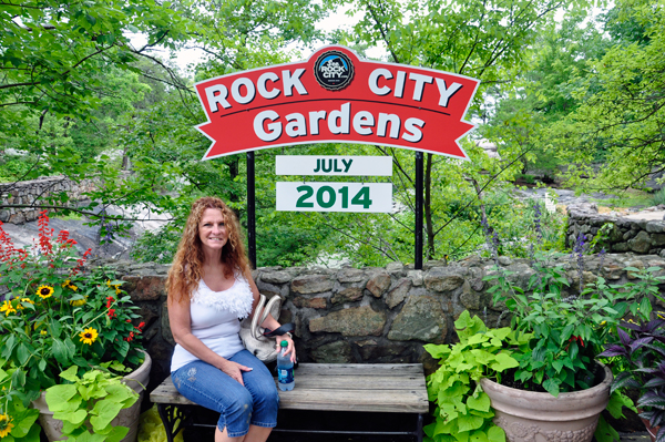 Ilse at the Rock City Gardens