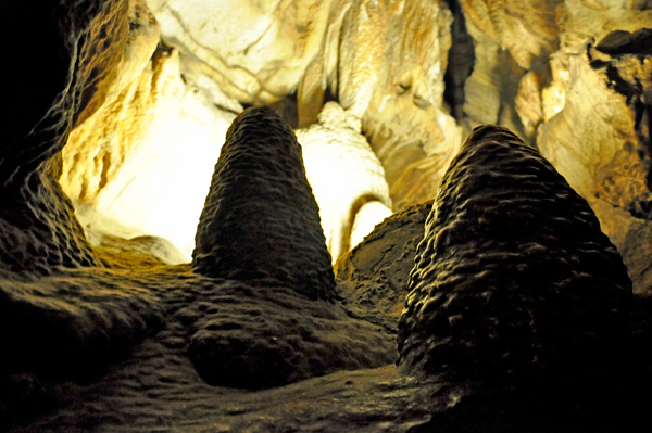 Beehives formation inside Ruby Falls
