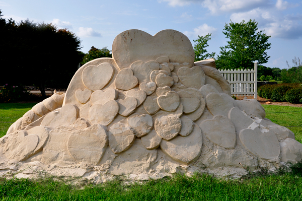 big sand sculpture