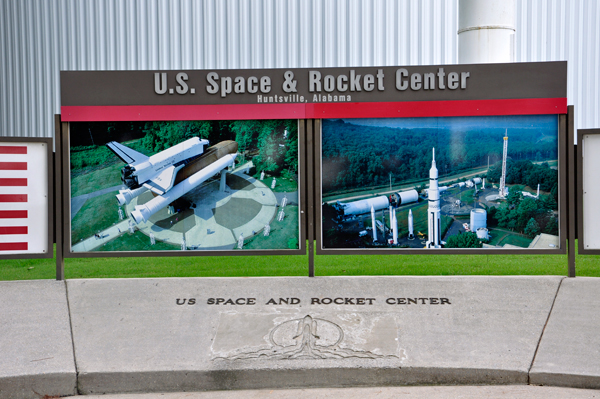 U.S, Space and Rocket Center entrance