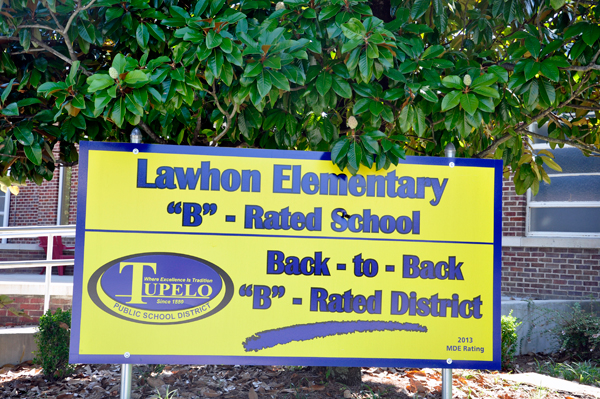Lawhon Elementary School sign