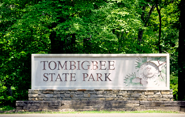 sign: Tombigbee State Park