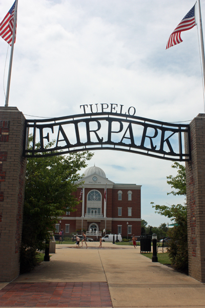 entrance to Tupelo Fair Park