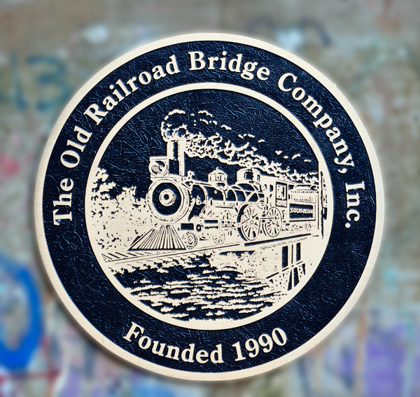 The Old Railroad Bridge Company sign