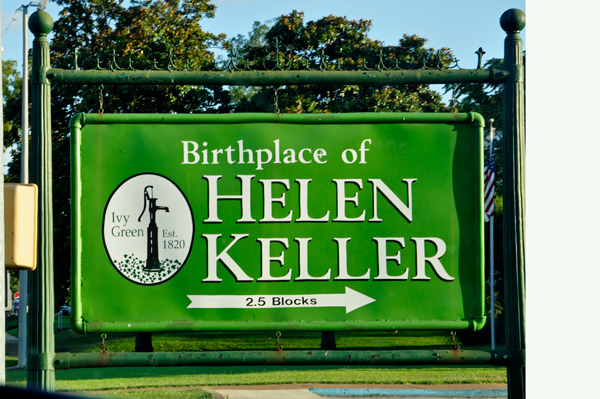 sign: Birthplace of Helen Keller