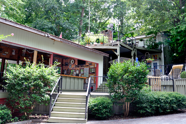 The office and bar at Sugar Mill Creek RV Resort