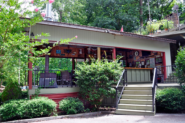 The office and bar at Sugar Mill Creek RV Resort