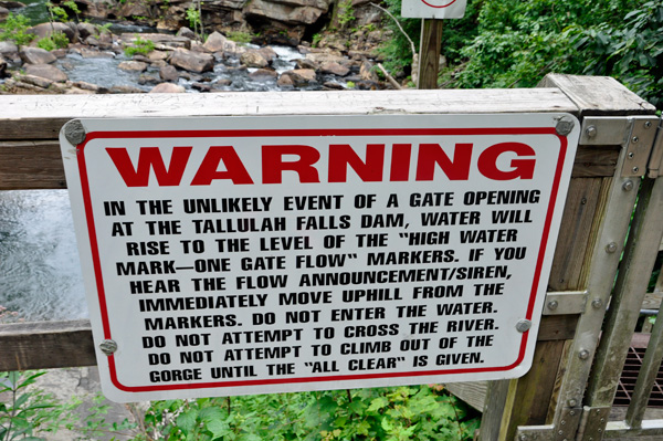warning sign of danger