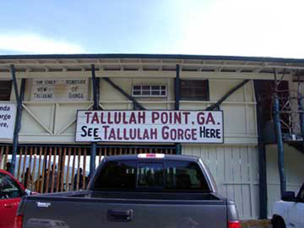 Tallulah Point, Georgia entrance
