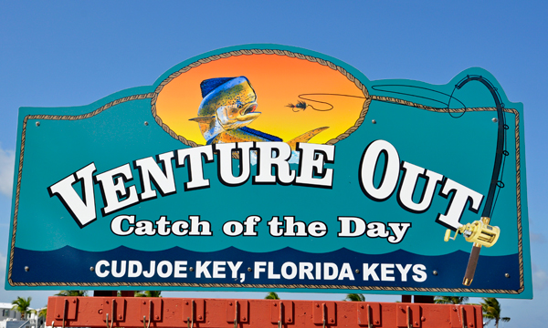 Venture Out sign