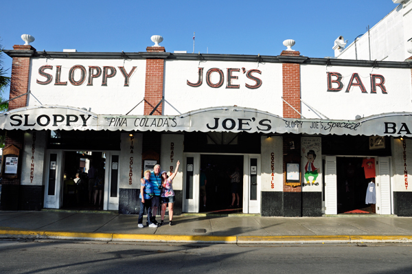Sloppy Joe's Bar and Karen Duquette