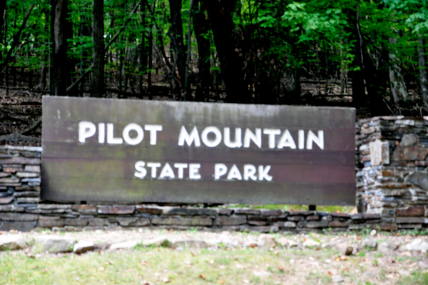 Pilot Mountain State Park entrance