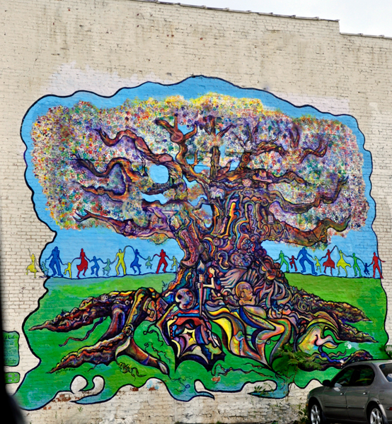 A mural