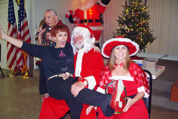 Mr and; Mrs Santa Claus and; Sandi