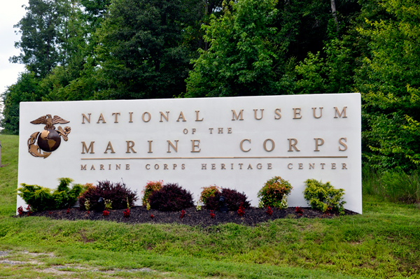 sign: National Museum of the Marine Corps