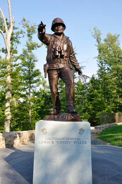 The Chesty Puller statue