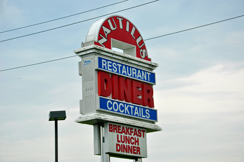 The Nautilus diner sign