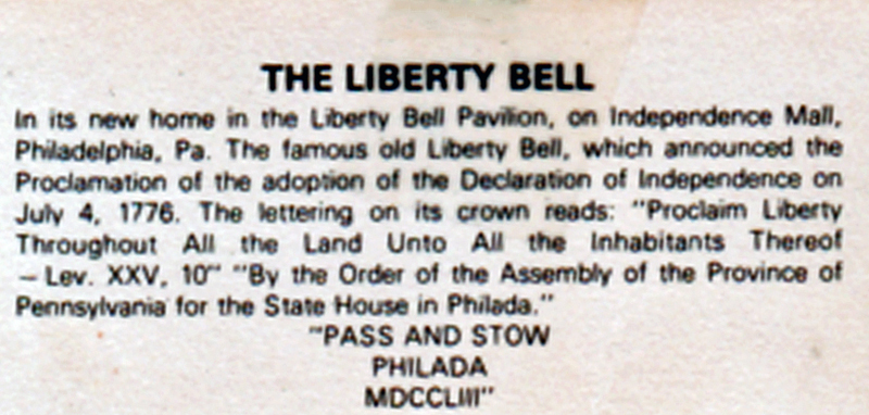Liberty bell info
