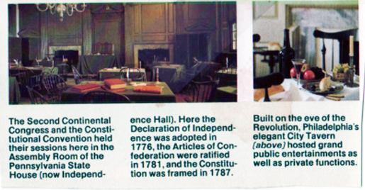 about activities in Independence Hall