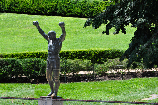 The Rocky statue