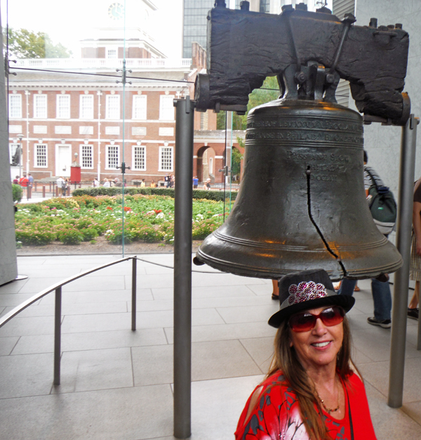 Karen Duquette at The Liberty Bell