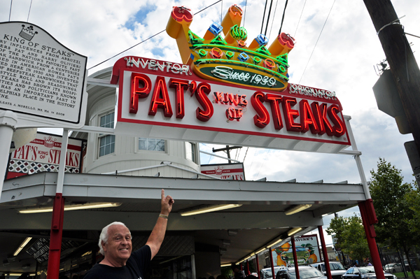 Lee Duquette at Pat's King of Steaks