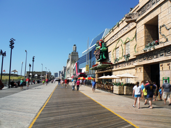 the Boardwalk in Atlantic City