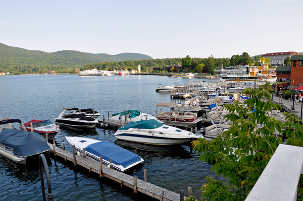 View of Lake George from Shepard's Cove Restaurant