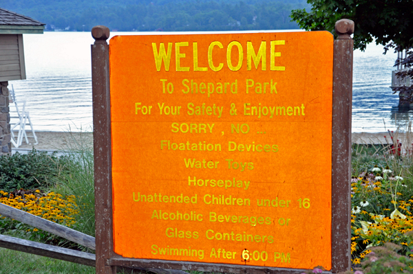 welcome to Sheppard Park sign