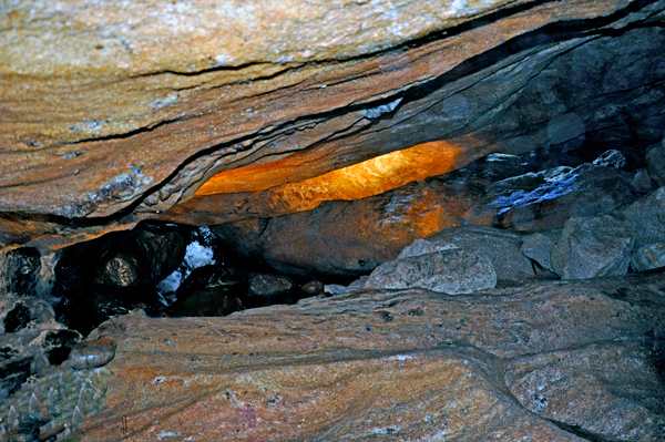 rock inside the Noisy Cave