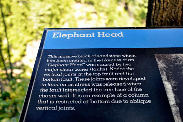 sign about Elephant Head