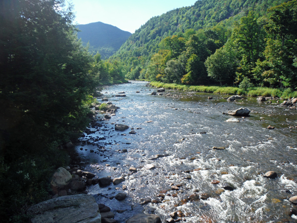 View of the Ausable River