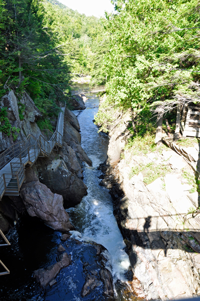 View of the Ausable River from the bridge