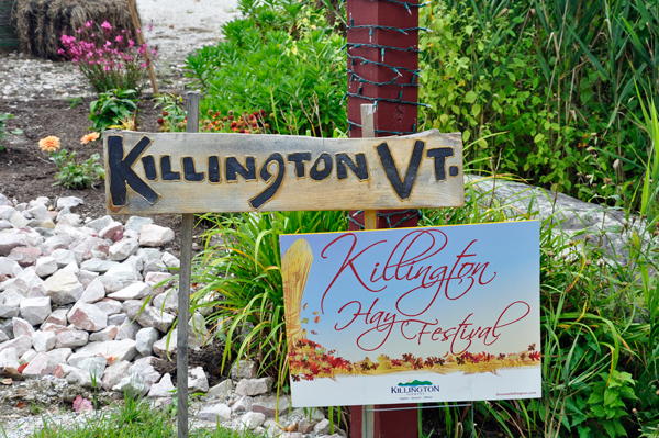 sign: Killington Hay Festival